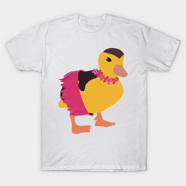 Hula duck T-Shirt by gremoline